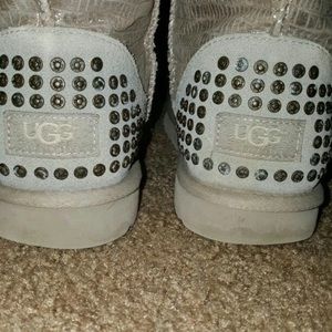 UGG snakeskin print boots